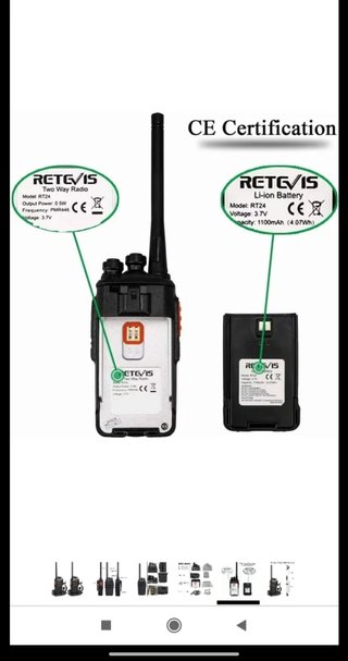 Walkie RT24 Retevis
