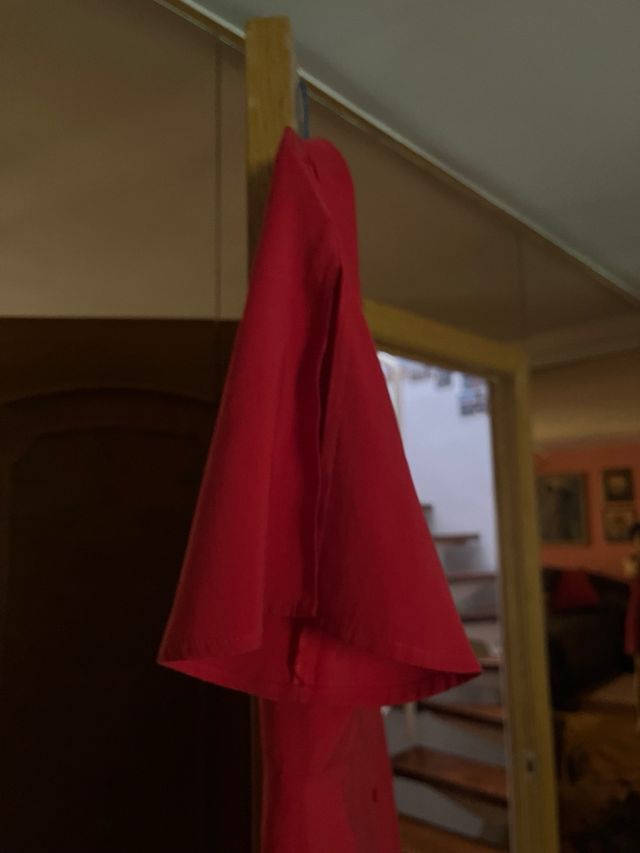 Vestido camisero rojo