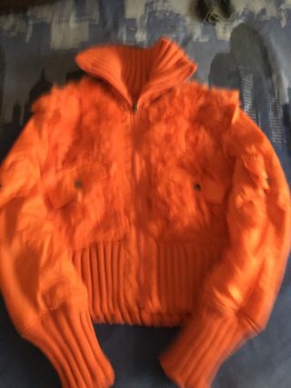 Chaqueta bomber torero naranja