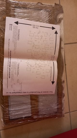 Decorazione albero portafoto da parete