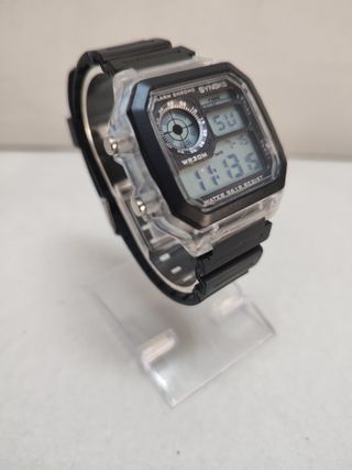 Reloj de Pulsera Synoke Negro Trasparente Nuevo