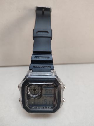 Reloj de Pulsera Synoke Negro Trasparente Nuevo