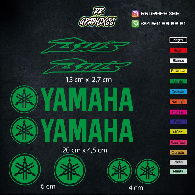 Kit Pegatinas Yamaha Bws