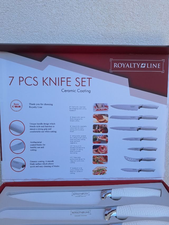 Set di 7 coltelli della Royalty Line