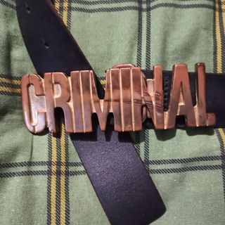 Cintura uomo con fibbia CRIMINAL dsquared fashion