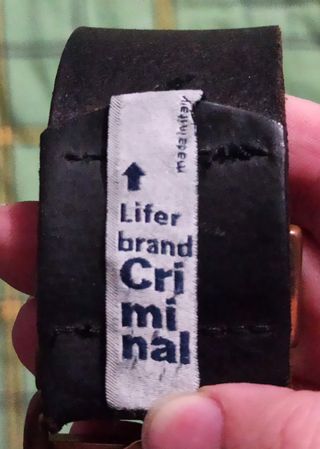 Cintura uomo con fibbia CRIMINAL dsquared fashion