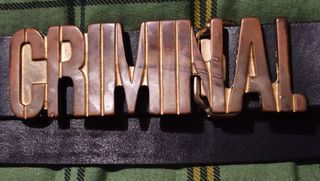 Cintura uomo con fibbia CRIMINAL dsquared fashion