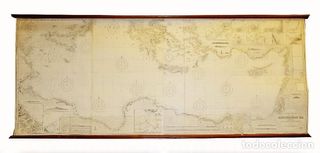 MAPA DOBLE VINTAGE MEDITERRÁNEO ¡NUEVO PRECIO!