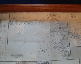 MAPA DOBLE VINTAGE MEDITERRÁNEO ¡NUEVO PRECIO!