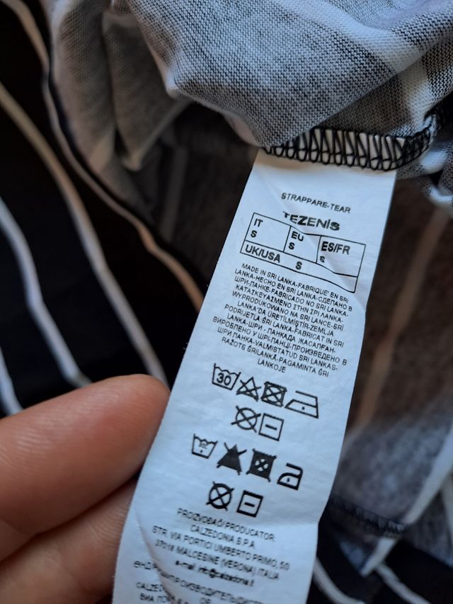 Maglia a righe mai usato