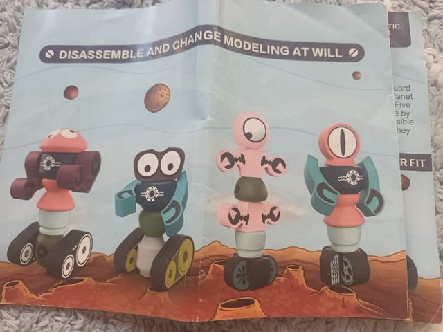 Robots imantados para montar