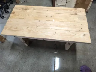 Banco de madera pino