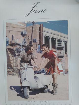 Calendario Vespa 1996 - Raquel / Charlton 