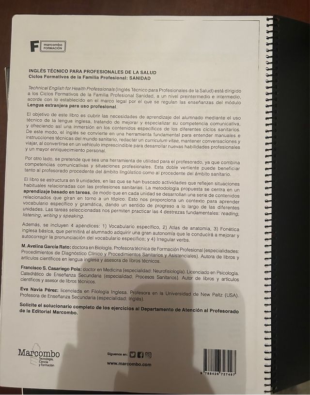 technical english for health professionals