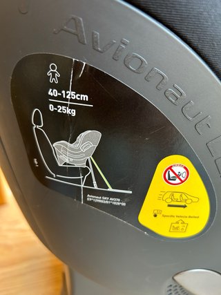 Silla coche avionaut sky av370