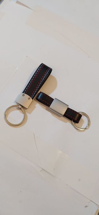 Llaveros M para Bmw, aleación y piel sintética.