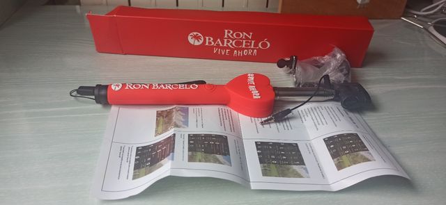 Palo selfie 100cm, con botón empuñadura