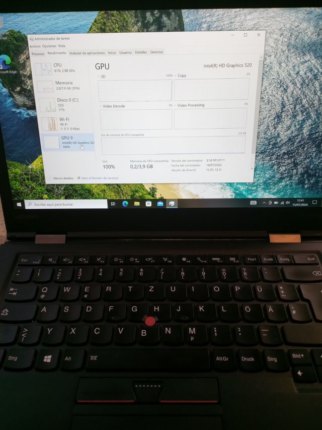 Portátil Lenovo ThinkPad X1 Carbon