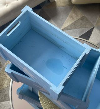 Cajas madera almacenaje infantiles