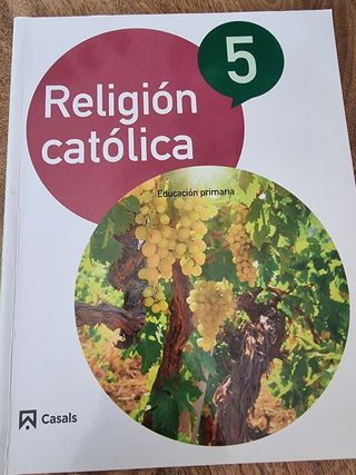 Libro de texto 5°Primaria Religión 