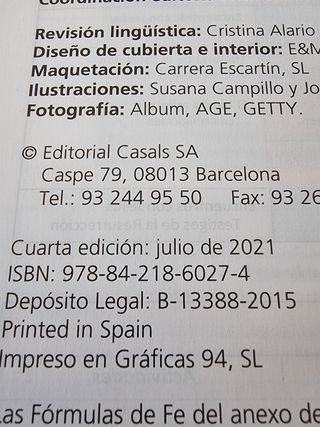 Libro de texto 5°Primaria Religión 