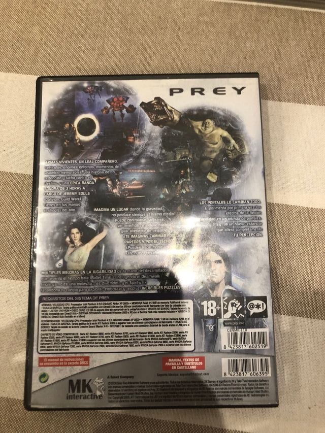 PREY JUEGO ORIGINAL PC