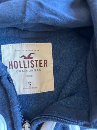 Sudadera Hollister con cremallera y capucha