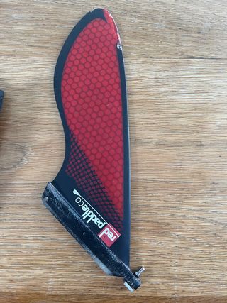 Aleta SUP race red paddle de fibra de vidrio