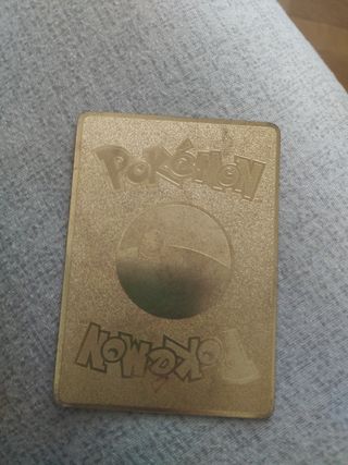 Carta metal Pokémon