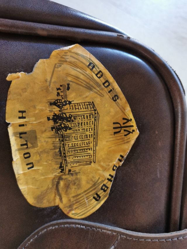 3 valige anni 50/60 in pelle