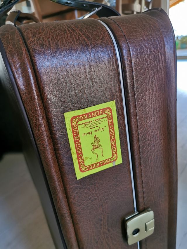 3 valige anni 50/60 in pelle