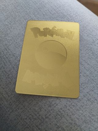 Carta metal Pokémon