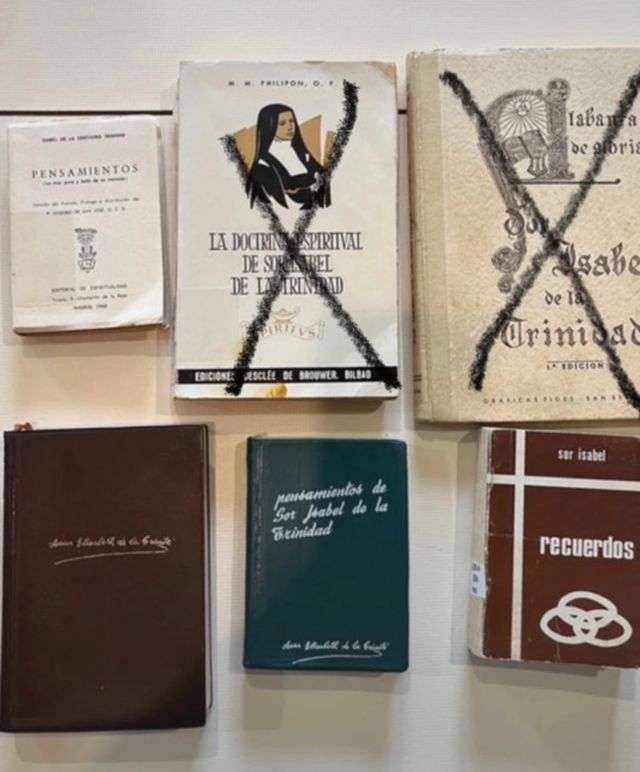Lote libros Sor Isabel de la Trinidad