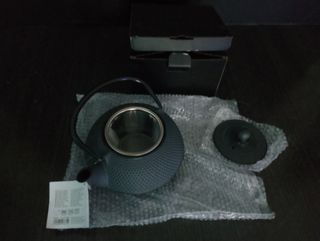 Tetera hierro forjado