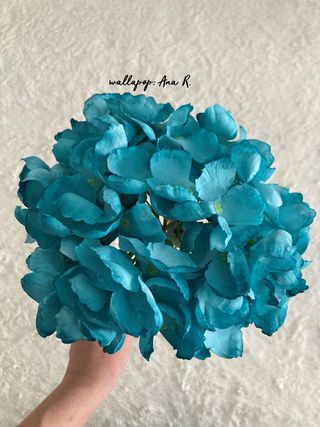 Pendientes y ramillete de flamenca verde turquesa