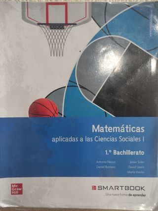 Libro Matemáticas Aplicadas 1 Bach 