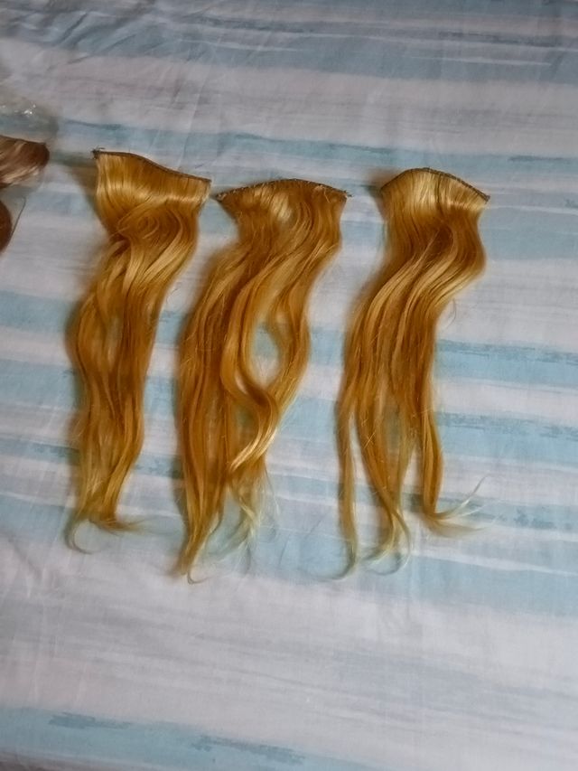 Extensiones color rubio