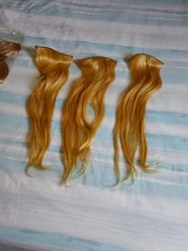 Extensiones color rubio