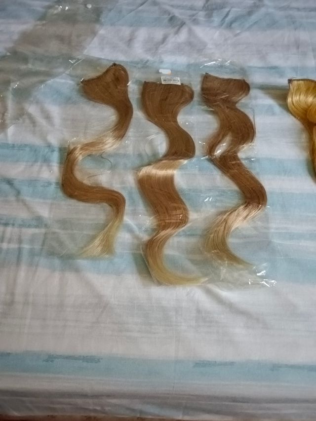 Extensiones color rubio