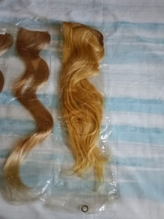 Extensiones color rubio