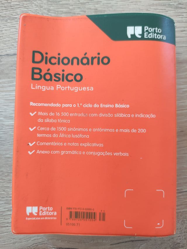Diccionario Portugués 1° ciclo