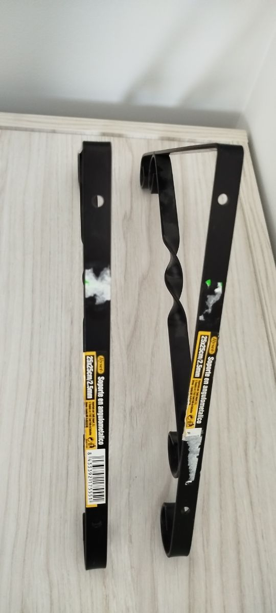 Lote soporte metálicos ángulo metálico 