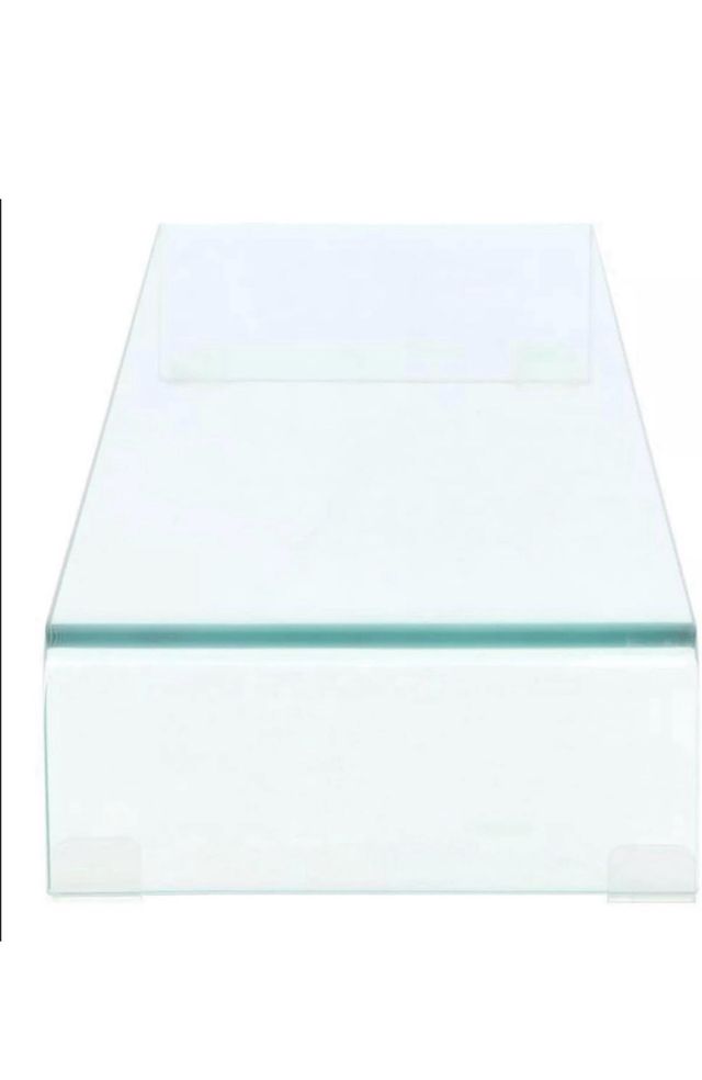 Elevador TV de vidrio transparente 100x30x13