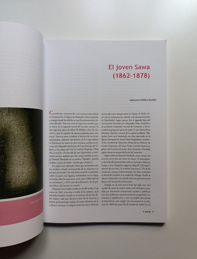 Alejandro Sawa y el fin de siglo.