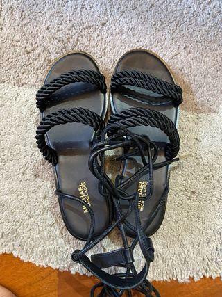 Sandalias negras Michael Kors
