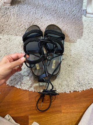 Sandalias negras Michael Kors