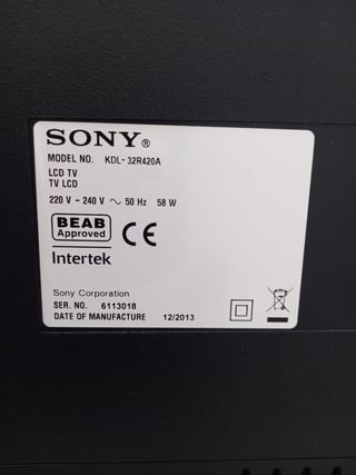 TV SONY 32 PULGADAS