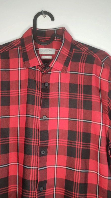 Camisa leñador cuadros tartán Zara