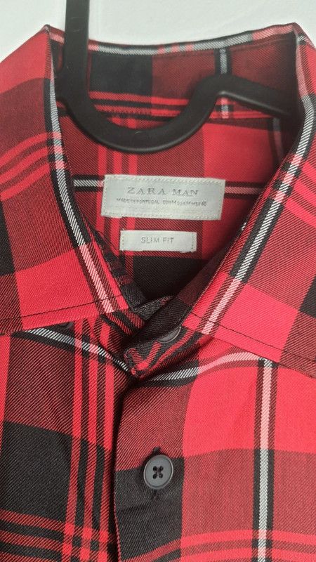 Camisa leñador cuadros tartán Zara