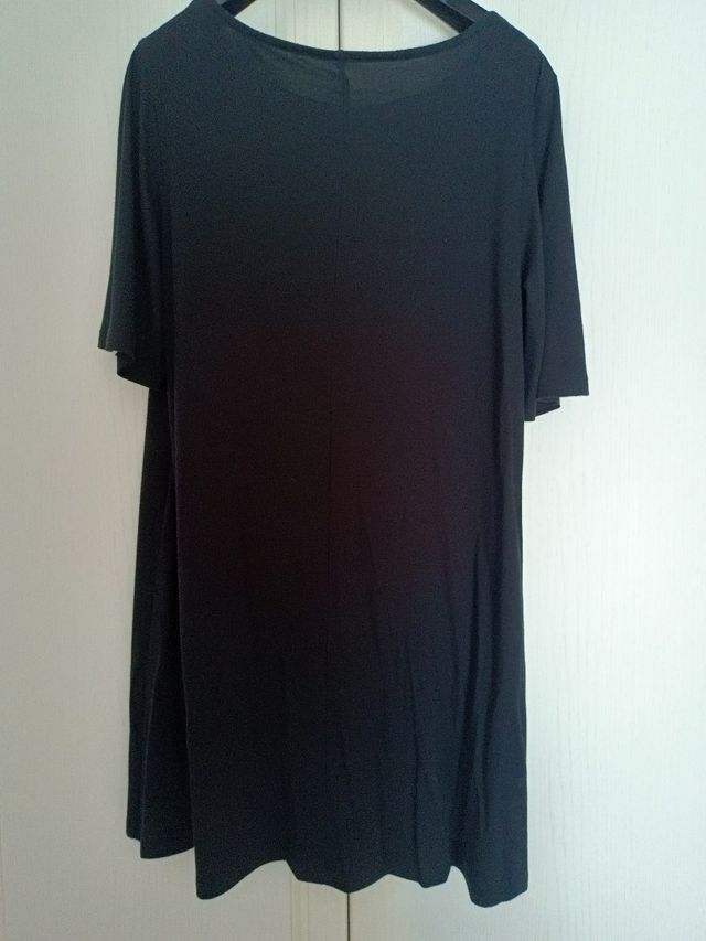 Vestito nero manica 3/4